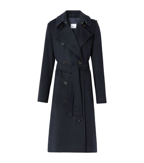 burberry blue label trench coat|burberry kensington trench coat.